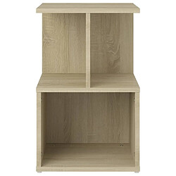 Avis vidaXL Tables de chevet 2pcs Chêne sonoma 35x35x55cm bois d'ingénierie