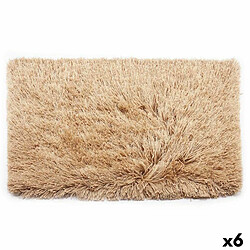 Gift Decor Tapis Beige Coton Polyester 50 x 2 x 80 cm (6 Unités)