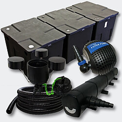 Helloshop26 Kit:Filtration de Bassin 90000l 72 Watts UVC Stérilisateur Pompe Skimmer 4216467