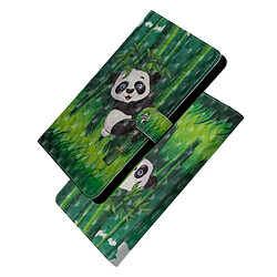 Avis Etui en PU impression de modèle Panda avec support pour votre Huawei MediaPad T5 10