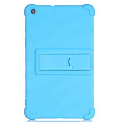 Coque en silicone avec béquille bleu clair pour votre Samsung Galaxy Tab A 8.0 Wi-Fi (2019) SM-T290/T297