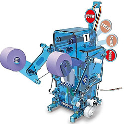 Universal DIY assemblé RC Robot Action Boxing Battle Touet éducatif pour garçon Cadeaux de Noël | RC Robot (bleu)