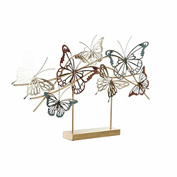 Figurine Décorative DKD Home Decor Doré Métal Multicouleur (87 x 9 x 53 cm)