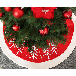 Avis C348 90CM Jupe de Noël Tree Flanel Tree Tree Small Arbre Tablier de fond pour Noël Décorations de vacances