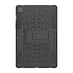 Coque en TPU hybride antidérapant noir avec béquille pour votre Samsung Galaxy Tab S5e SM-T720