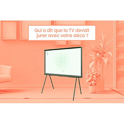 Avis Samsung TV LED 4K 138 cm TQ55LS01DB The Serif 2024 - vert