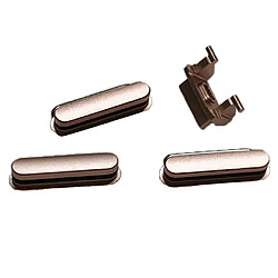 bouton de remplacement de boutons d'alimentation et de volume pour apple iphone 6s plus rose