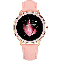 Chrono Montre Connectée Chronus R18 IP68 Étanche Femme-Rose