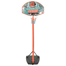 vidaXL Ensemble de basket portable réglable 180-230 cm