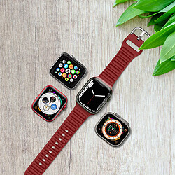 Avizar Bracelet pour Apple Watch 41mm / 40mm / 38 mm Silicone Ajustable Bordeaux pas cher