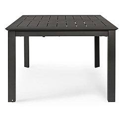 Bizzotto Table extérieure Konnor 160 x 110/160 anthracite