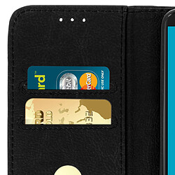 Avizar Housse Samsung Galaxy J6 Etui Clapet Porte carte Fonction support - noir pas cher