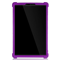 Coque en silicone souple avec béquille coulissante violet pour votre Lenovo Tab M10 HD Gen 2 TB-X306