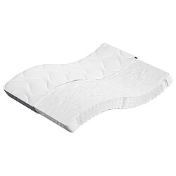 vidaXL Matelas à ressorts ensachés moyen 140x190 cm