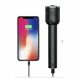 Deoditoo Lampe Torche de Poche à Eclairage LED CREE T6 Rechargeable & Powerbank pas cher