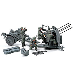 Tamiya Maquette Canon allemand 20mm Flakvierling 38 avec figurines