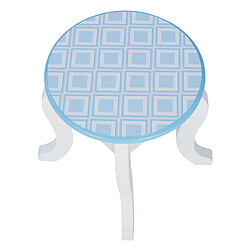 Ensemble coiffeuse avec tabouret Château de rêve Blanc / bleu glacé Teamson Kids TD-12951F pas cher