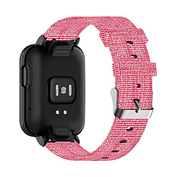 Bracelet en nylon sangle réglable, rose pour votre Xiaomi Redmi Watch/Mi Watch Lite