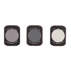 3x Filtre de Caméra Multicouche ND Pour Accessoires de Drone Poche OSMO