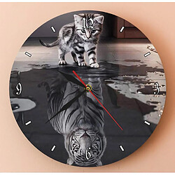 Avis Universal Animation 3d acrylique maison mur art deco horloge