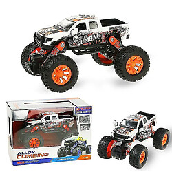 Universal Mini Children's Allia's Alloy Off-Road Car, dessin animé Model Toy Toy Car (blanc)