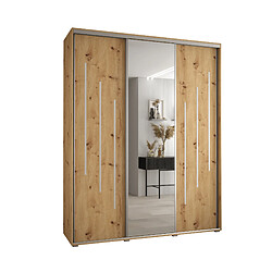 Abiks Meble Armoire DAVOS 9 À Portes Coulissantes 235,2/190/45 3 Portes