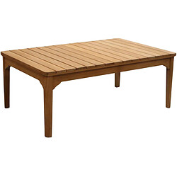 Proloisirs Table basse de jardin en teck Murcia.