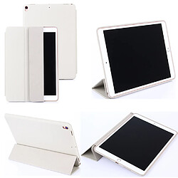 Etui nouvel Apple iPad Pro 10.5 pouces Wifi - 4G/LTE 2017 / 2018 Smartcover pliable blanc Style Cuir avec stand - Housse coque de protection New IPad Pro 10.5 pouces - Accessoires tablette pochette XEPTIO : Exceptional Smart case !