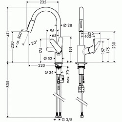 Robinet d'évier