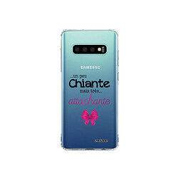 Evetane Coque Samsung Galaxy S10 Plus 360 intégrale avant arrière transparente