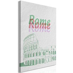 Artgeist Tableau - Rome in Watercolours (1 Part) Vertical [20x30]