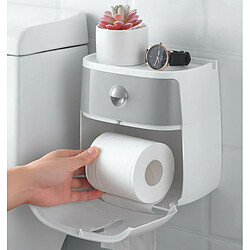 Avis Universal Porte-rouleaux de toilettes muraux étanches Serviettes Salle de bains Boîte à essuie-tout Etagère de rangement Distributeur de papier de cuisine | Etagère de rangement