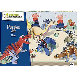 Puzzle Circus Avenue Mandarine Dinosaures