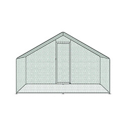 Acheter Bcelec RA-322 Poulailler d'extérieur 3x2x2m, enclos grillagé pour poules, volaille, structure en acier galvanisé 25x0.65mm