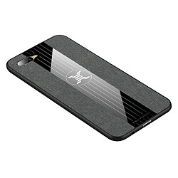 Wewoo Coque Souple Pour OPPO K1 / R15X XINLI tissu de couture Antichoc TPU Housse de protection Gris