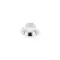 Spot LED Encastrable AC220/240V 15W 1360lm 38° IP20 Blanc/Argenté Ø150mm - Blanc du Jour 6000K perçage Ø120mm