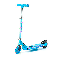 Ataa Trottinette pour enfants S-Ray avec plusieurs lumières LED Bleu