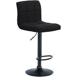 Non Tabouret de bar Calma tissu noir