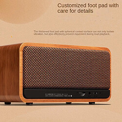 Avis Yonis Enceinte Bluetooth Vintage Puissante Et Élégante Bois Haut-Parleur Portable