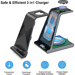 Acheter Universal Chargeur sans fil, 3 sur 1 station de charge sans fil rapide compatible avec SAM