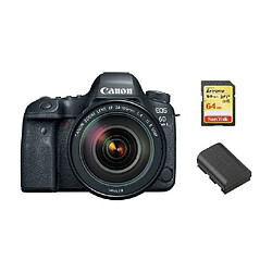 CANON EOS 6D II KIT EF 24-105MM F4L IS II USM + 64GB SD card + LP-E6N Battery