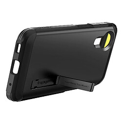 Spigen SGP Coque pour Samsung Xcover 7 Multicouche Antichoc Béquille Support Noir