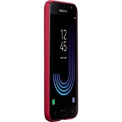 Avis Color Block Coque pour Galaxy J5 2017 Rigide Rouge