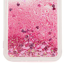 iLike Coque arrière en silicone à paillettes d'eau pour Samsung Galaxy A35 5G (A356E) (A356B) Rose