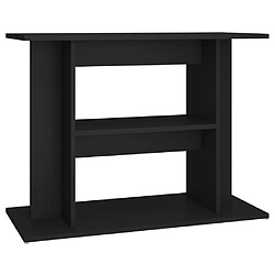 vidaXL Support pour aquarium noir 80x35x60 cm bois d'ingénierie