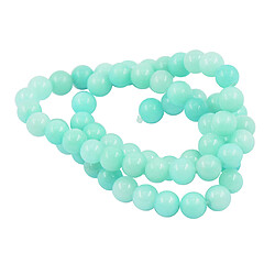 1 brin de 15 pouces amazonite bleu naturel pierres précieuses en vrac rondes 6mm