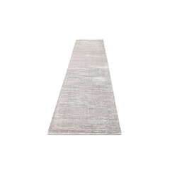 Avis Vidal Tapis de couloir en laine 391x79 gris Darya