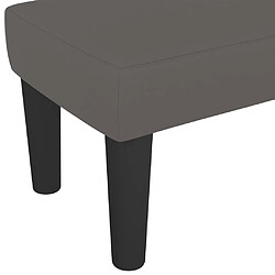 Acheter vidaXL Banc Gris 100x30x30 cm Similicuir