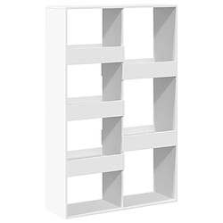 vidaXL Cloison de séparation blanc 100x33x155,5 cm bois d'ingénierie