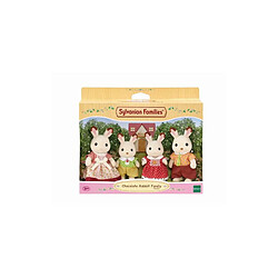 Poupée Sylvanian Families La Famille Lapin Chocolat